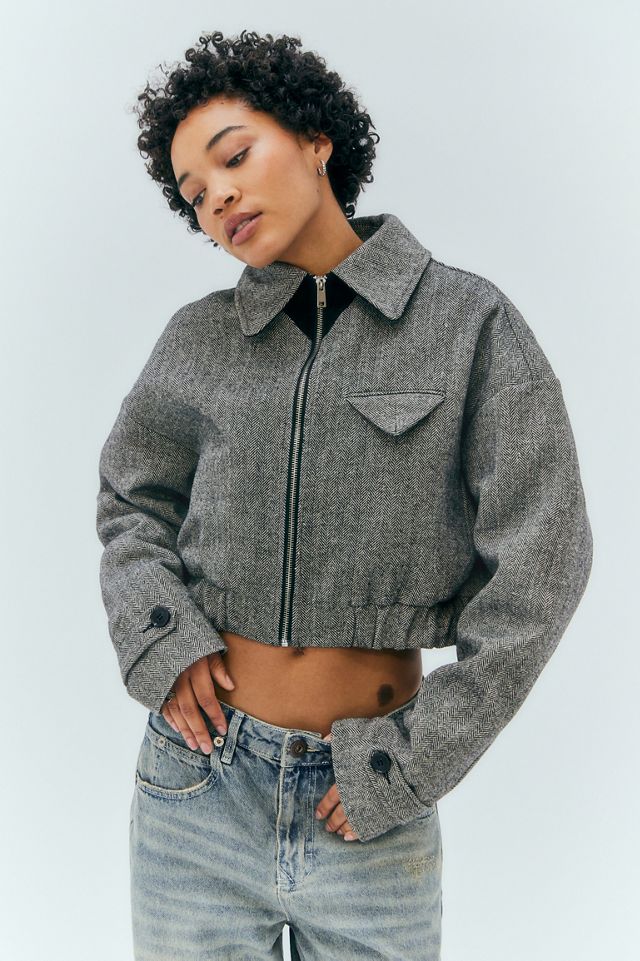 Lioness Claude Ash Tweed Jacket #1