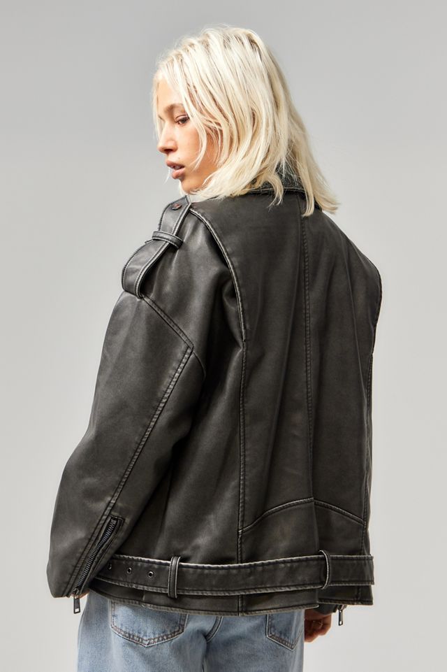 Lioness Ace Faux Leather Biker Jacket #3