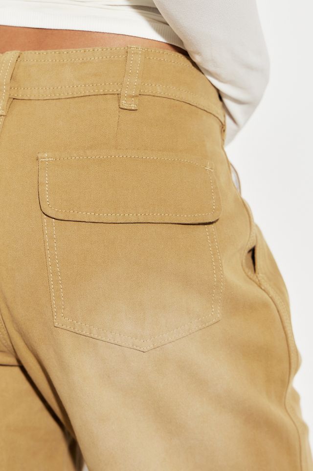 Lioness Beige Washed Jeans #3