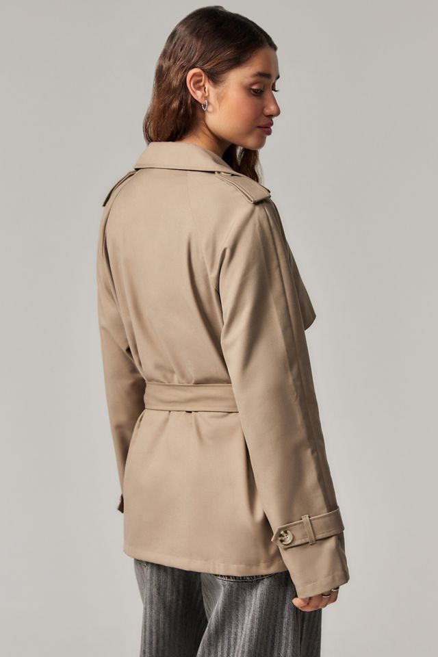 Lioness Cropped Trencherous Coat #3