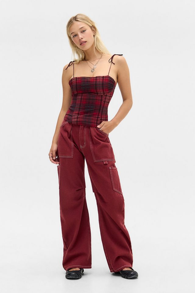 Lioness Crimson Plaid Humphrey Cami #2
