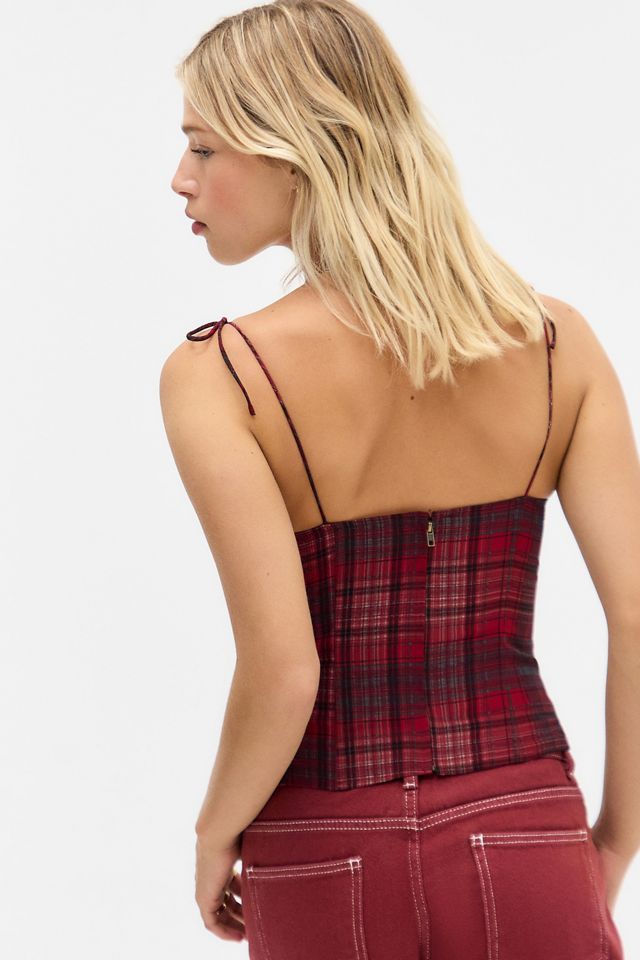Lioness Crimson Plaid Humphrey Cami #3