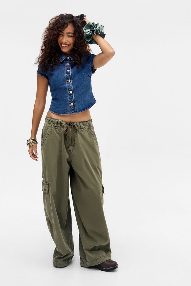 Lioness Varsity Blues Denim Top #2