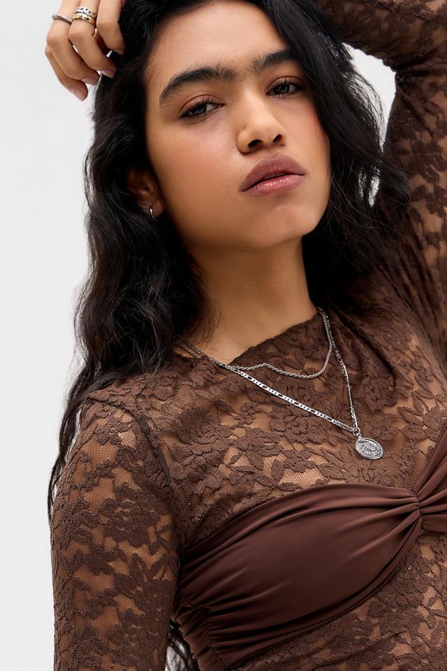 Lioness Braunes Midnight Langarmoberteil #2