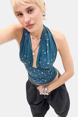 Top Halter de Lentejuelas Safari Lioness