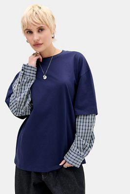T-Shirt a Doppio Strato Lioness