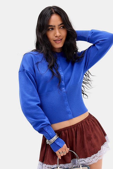 Lioness Head In The Clouds Knit Cardigan
