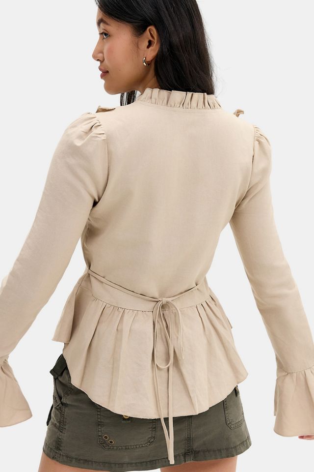 Lioness Odette Long Sleeve Ruffle Blouse #2