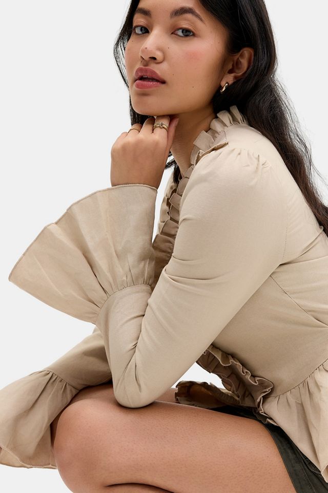 Lioness Odette Long Sleeve Ruffle Blouse #3