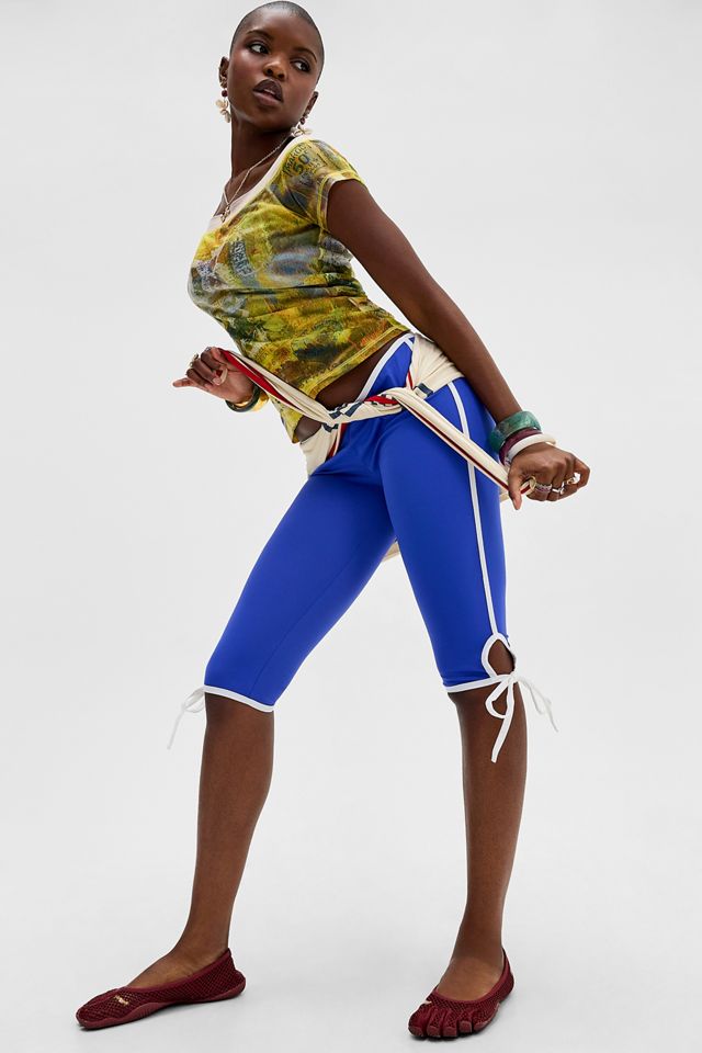 Lioness Cobalt Blue Sunset Capri Trousers #5