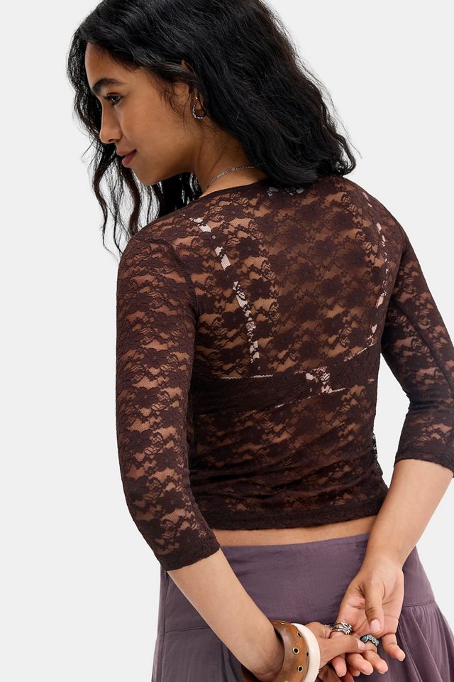 Top de Encaje Midnight Lioness #3
