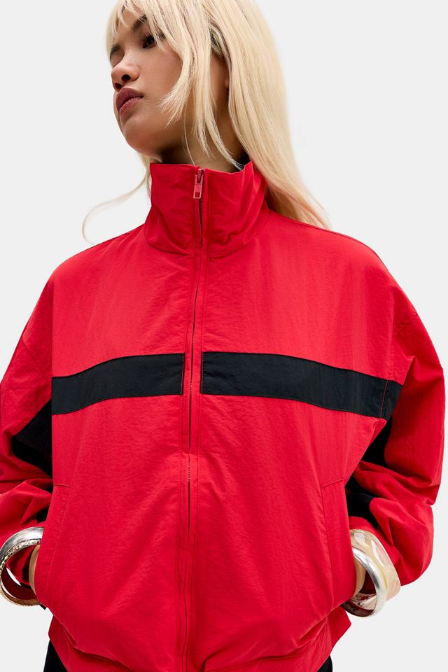 Lioness Red Essential Windbreaker Jacket #1