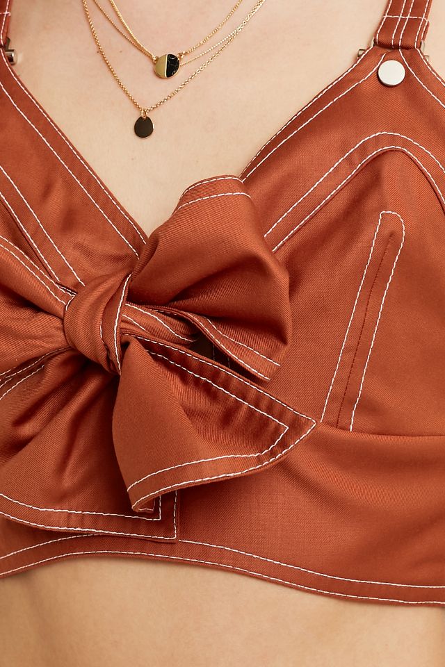Jamie Wei Huang - Caraco style brassière orange #1