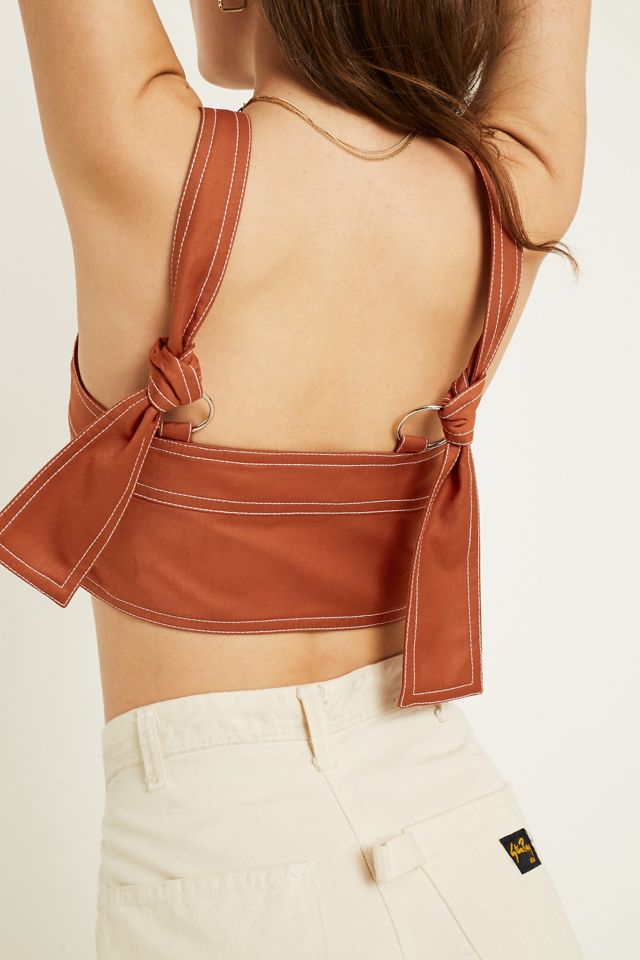 Jamie Wei Huang - Caraco style brassière orange #3