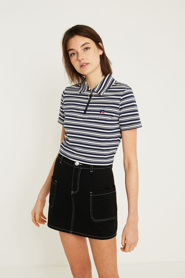 Russell Athletic Aella Blue Stripe Top #1