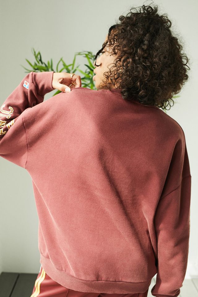 Russell Athletic UO Exclusive – Sweatshirt „Football 02“ in Weinrot mit Rundhalsausschnitt #2