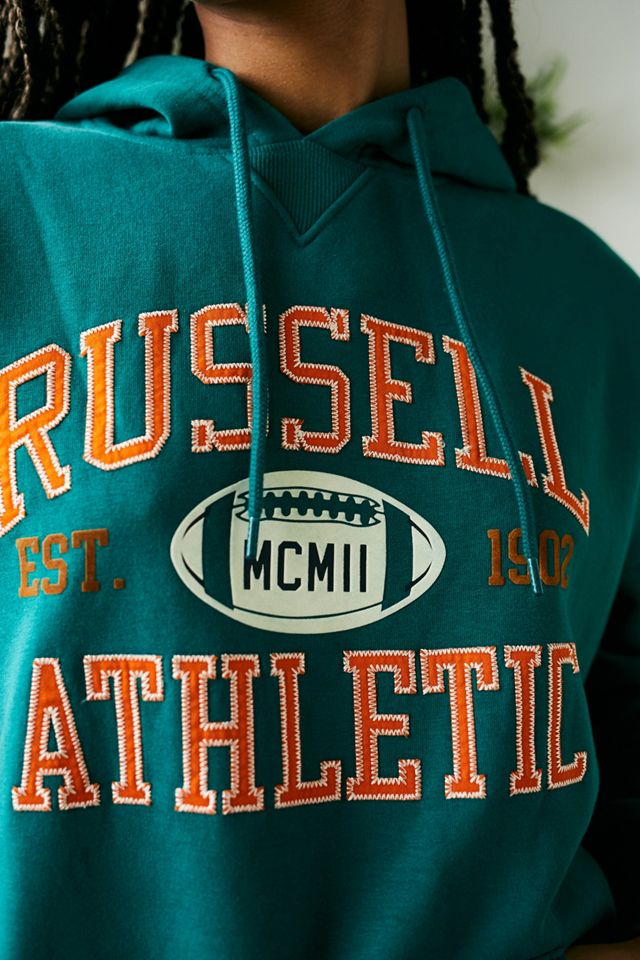 Russell Athletic UO Exclusive Football 02 Teal Hoodie #2