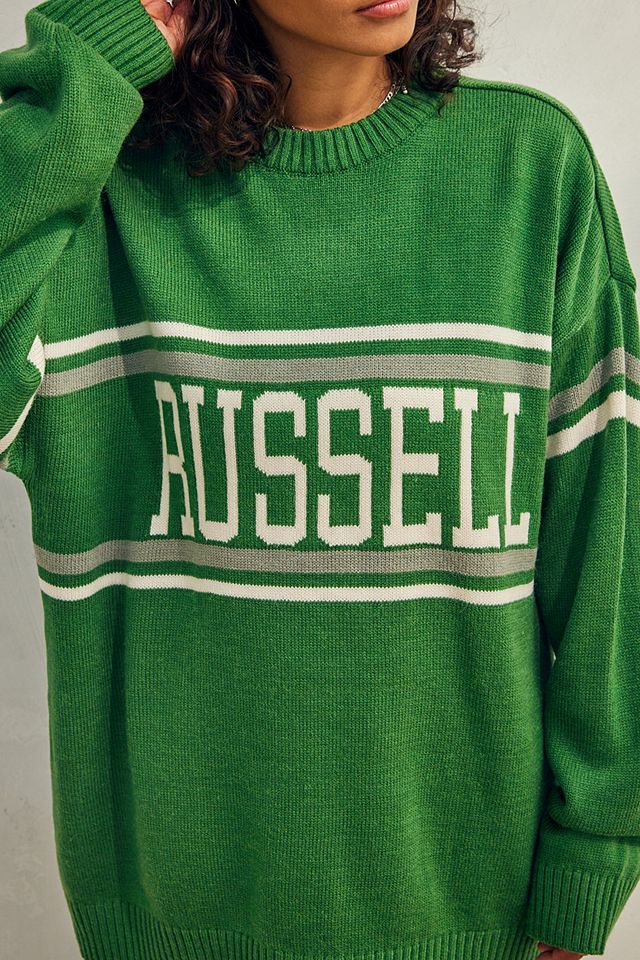 Russell Athletic - Pull en maille à logo vert