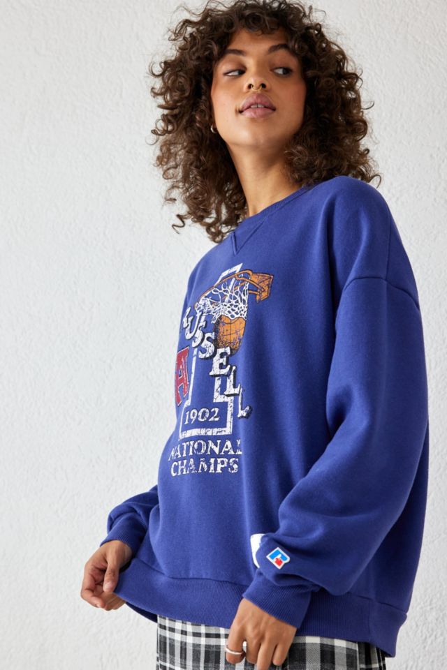 Russell Athletic Blue Jersey Sweatshirt