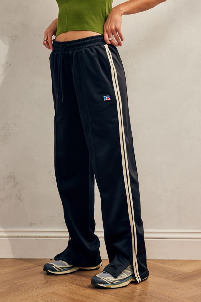 Russell Athletic Black Tricot Track Pants Urban Outfitters UK