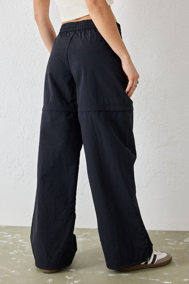Pantalones Cargo con Cremallera Desmontable de Nylon Negro Russell Athletic #3