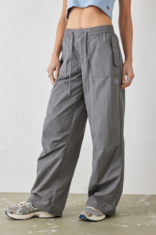 Russell Athletic Grey Nylon Cargo Pants | Urban Outfitters UK