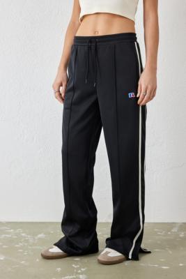 Russell Athletic Black Side Panel Track Pants