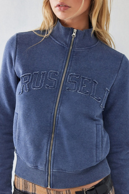Russell Athletic Zip Through Hoody - Giacca Con Cappuccio Donna, Cotone E Poliestere - Foto 10