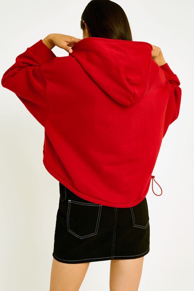 Lunedì economico Expose Red Crop Hoodie #1