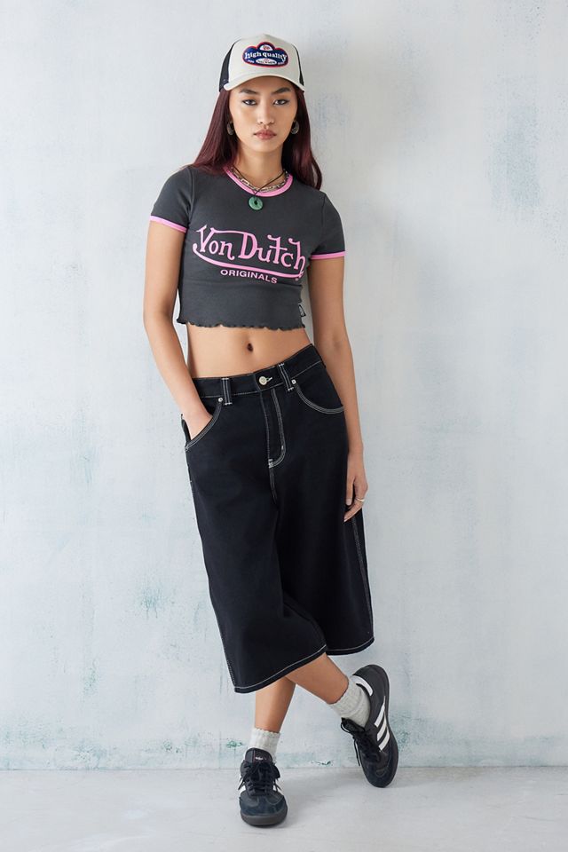 Von Dutch camiseta de lechuga negra exclusiva de UO #2