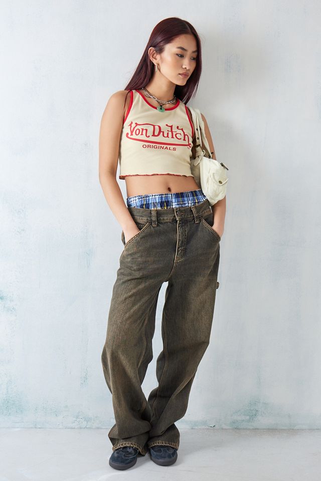 Von Dutch UO Exclusive Tan Ashley Tank Top #3