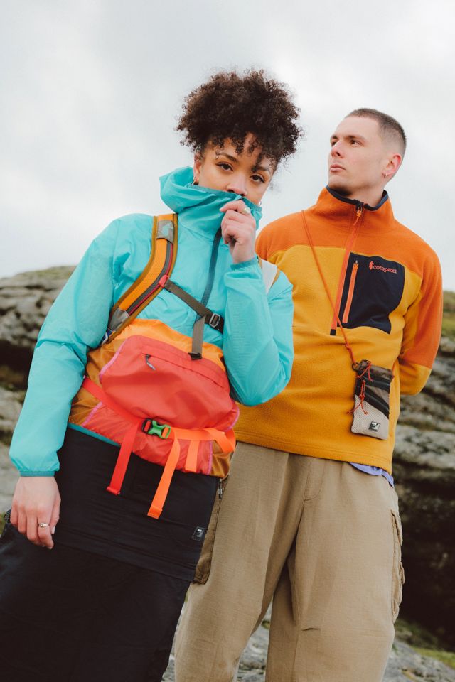 Cotopaxi Blue & Orange Teca Quarter-Zip Cortavientos #1