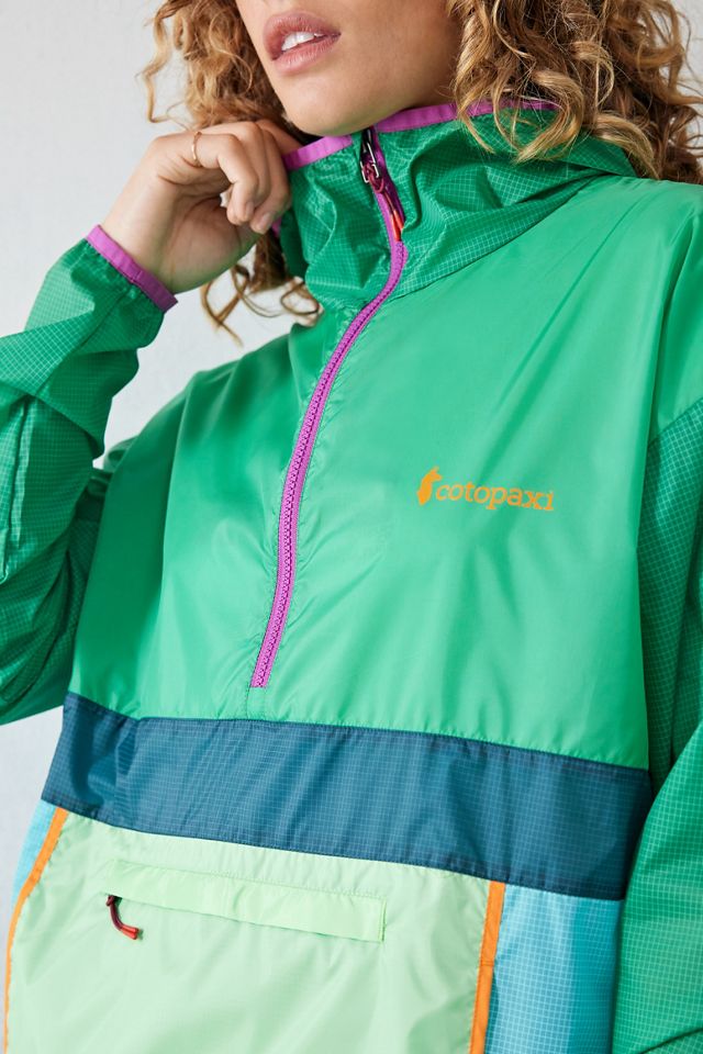 Cotopaxi Green Teca Quarter-Zip Windbreaker  #1