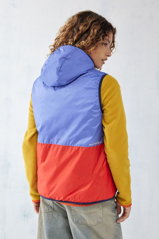Cotopaxi Gilet con cappuccio Teca Calido Blu & Giallo #1