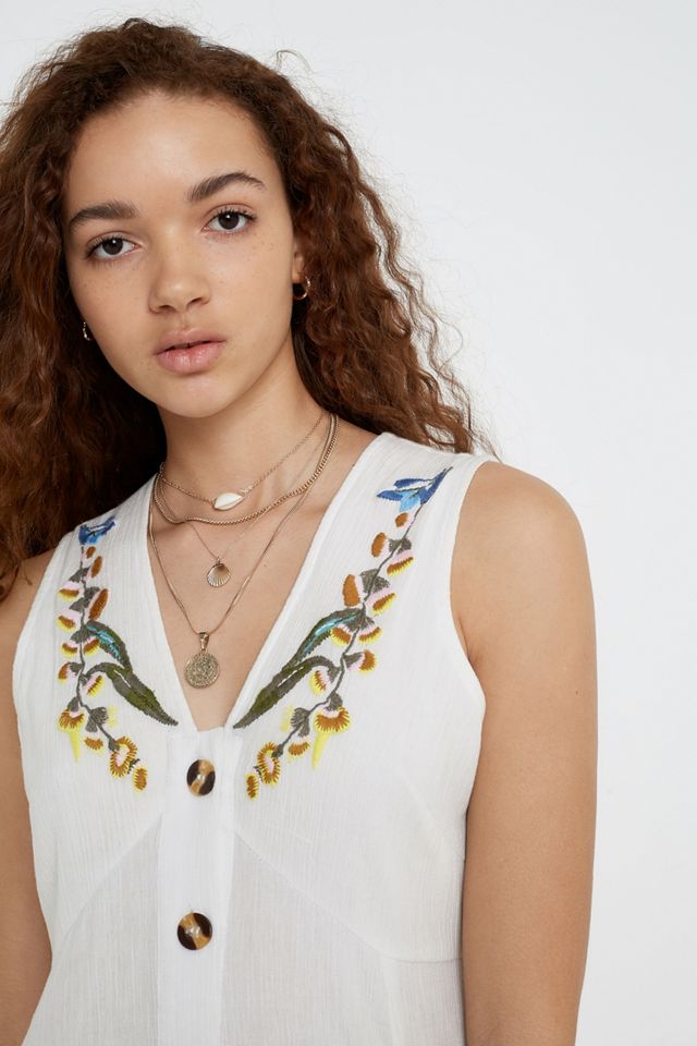 Violet Skye - Robe midi boutonnée blanche  #3