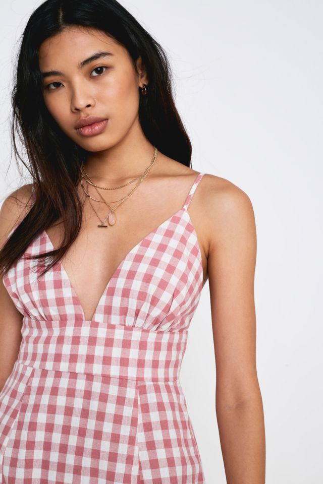 Urban outfitters hotsell pink gingham dress