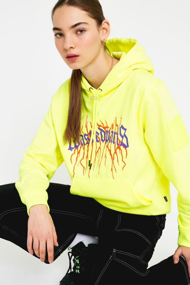 Wasted Paris Thunder Bridge Lime Hoodie | Urban Outfitters UK