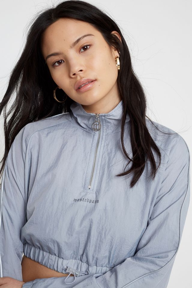 Wasted Paris Patsy Silver Reflective Track Jacket #1