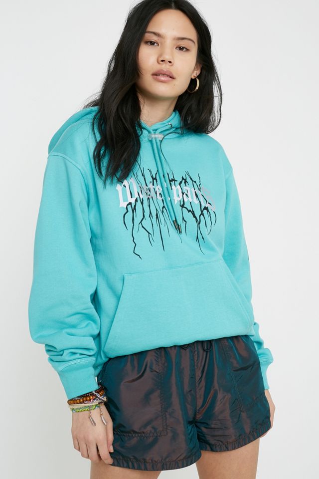 Wasted Paris – Hoodie „Thunder Bridge“ in Blau mit reflektierendem Logo #1