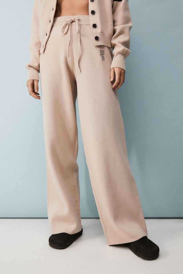 Wasted Paris Beige Diaz Pantaloni in maglia #1
