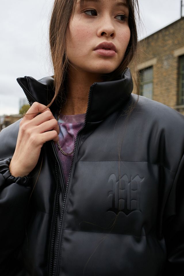 Wasted Paris - Doudoune en similicuir noire #2