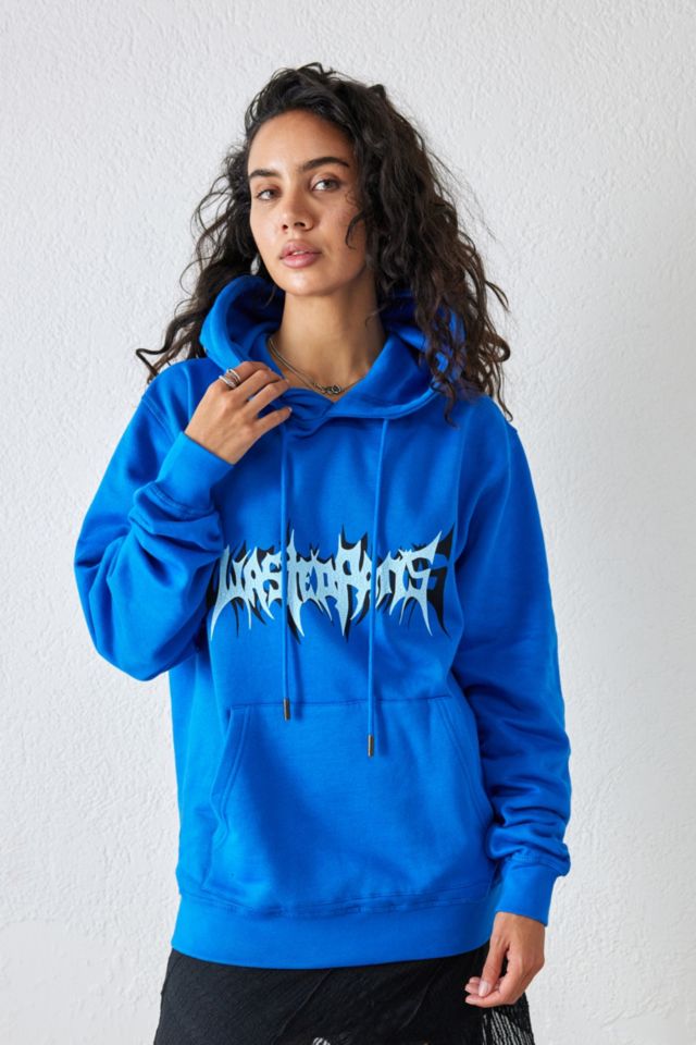 Wasted Paris Blue Zorlake Hoodie | Urban Outfitters UK