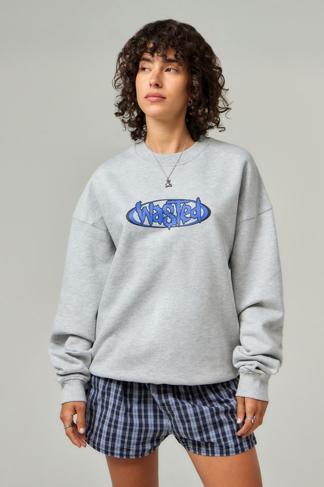 Sweatshirt Wasted Paris à col rond Negative #2