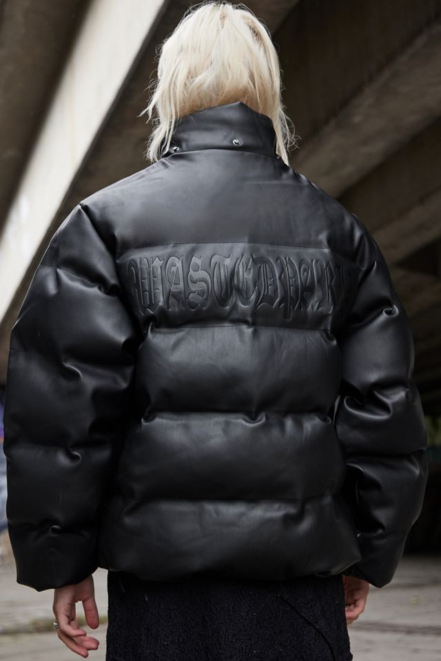 Wasted Paris Chaqueta acolchada con capucha de piel sintética #3