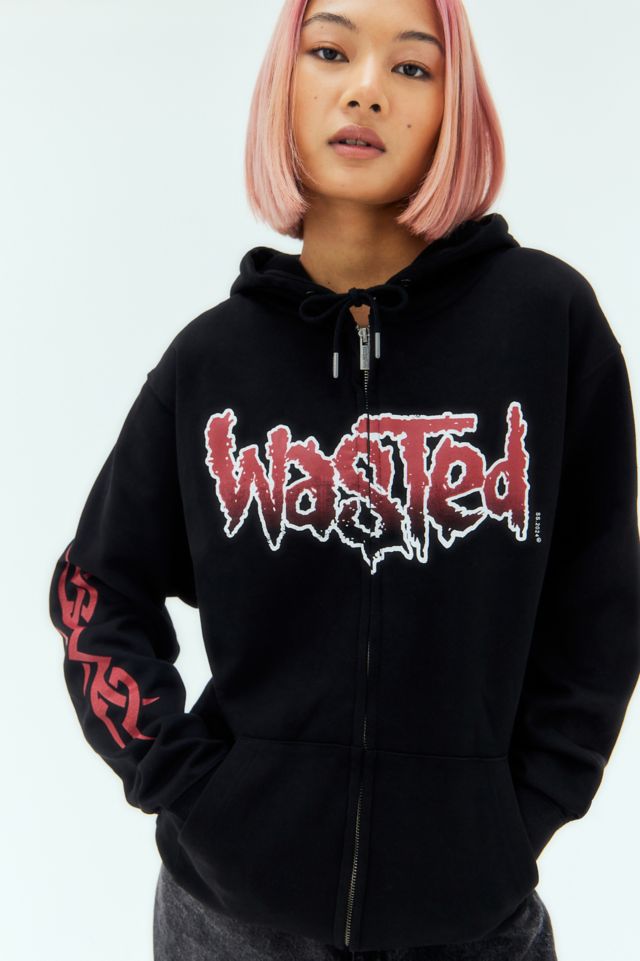 Wasted Paris Blind Zip-Up Hoodie | Urban Outfitters UK