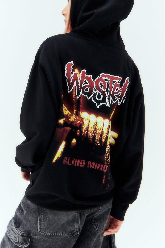Wasted Paris Blind Zip-Up Hoodie | Urban Outfitters UK