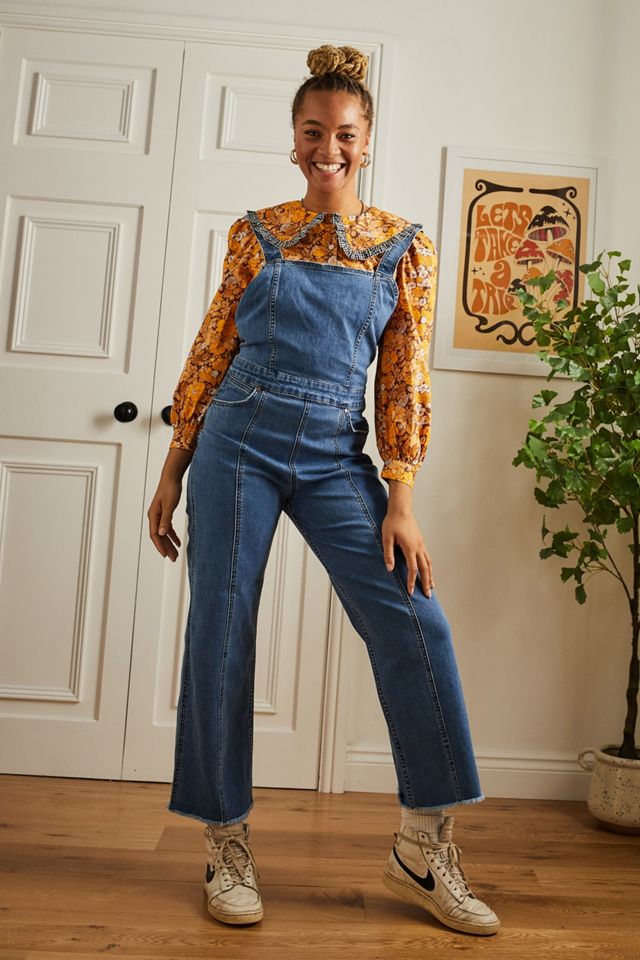 Billabong X Wrangler Blue Rinse Sun Overalls | Urban Outfitters UK