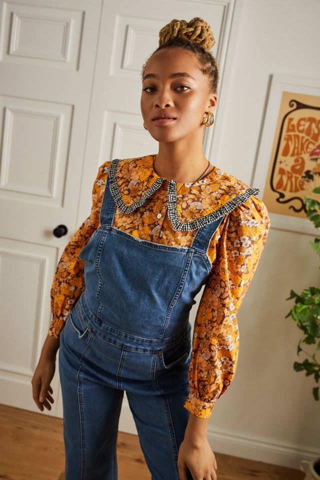 Billabong X Wrangler Blue Rinse Sun Overalls | Urban Outfitters UK