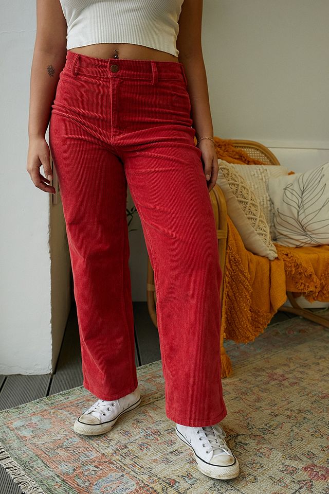 Billabong X Wrangler The Retro High Waisted Corduroy Trousers | Urban  Outfitters UK