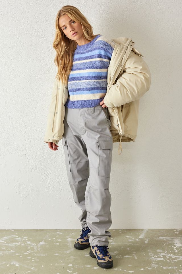Billabong Blue Stripe Soft Wind Jumper #1